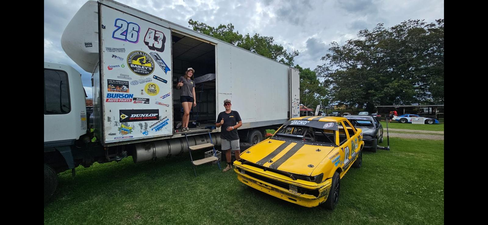 Junior speedway racing sponsor